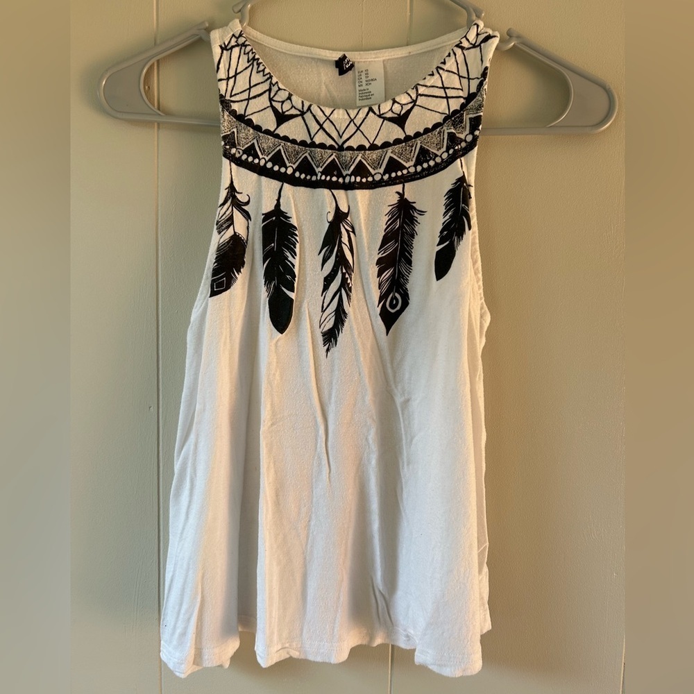 Divided H&M Tribal Tank Top